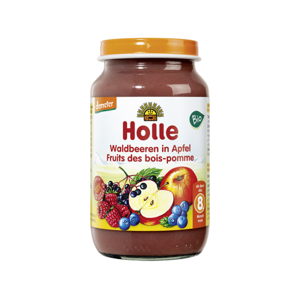Buy Baby Food Apple With Forest Fruits Organic 2 G Bio Natural Baby Holle