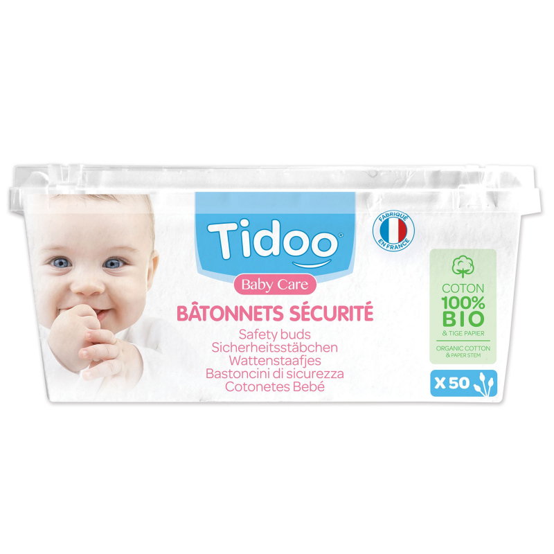 Acheter Cotons Tige Bio Bebe Oreilles Tidoo