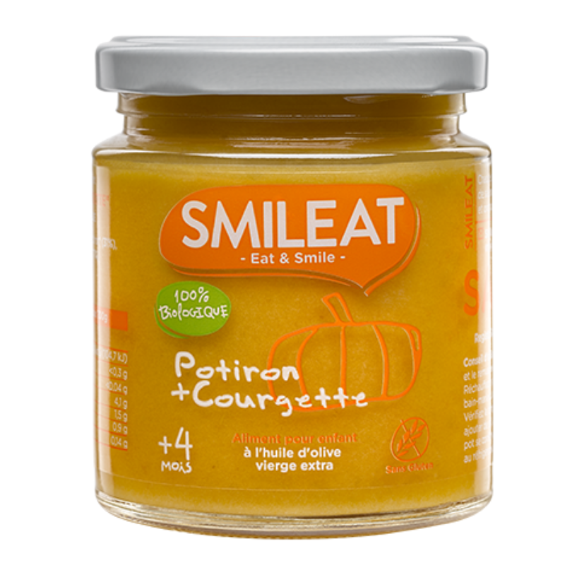 Acheter Petit Pot Courge Courgette Smileat Baby