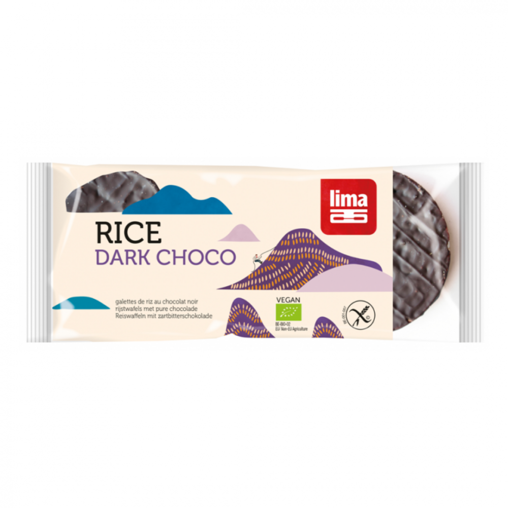 Acheter Lima Galettes De Riz Chocolat Noir Biologique