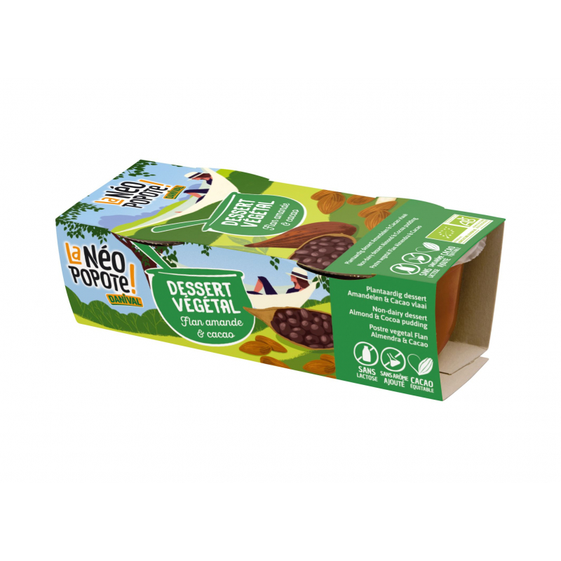 Buy Flan Almond Chocolate Organic Gluten Soy Lactose Free Danival