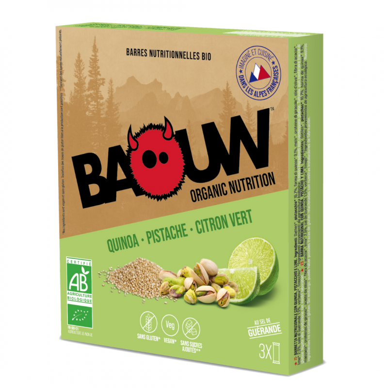 Acheter Barre Sucre Quinoa Pistache Citron Vert Biologique Baouw Acheter Barre Sucre Quinoa Pistache Citron Vert Biologique Baouw