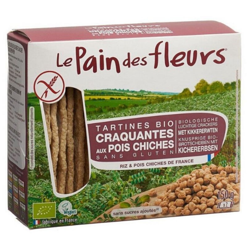 Pain Des Fleurs Tartines Croquantes Aux Pois Chiches