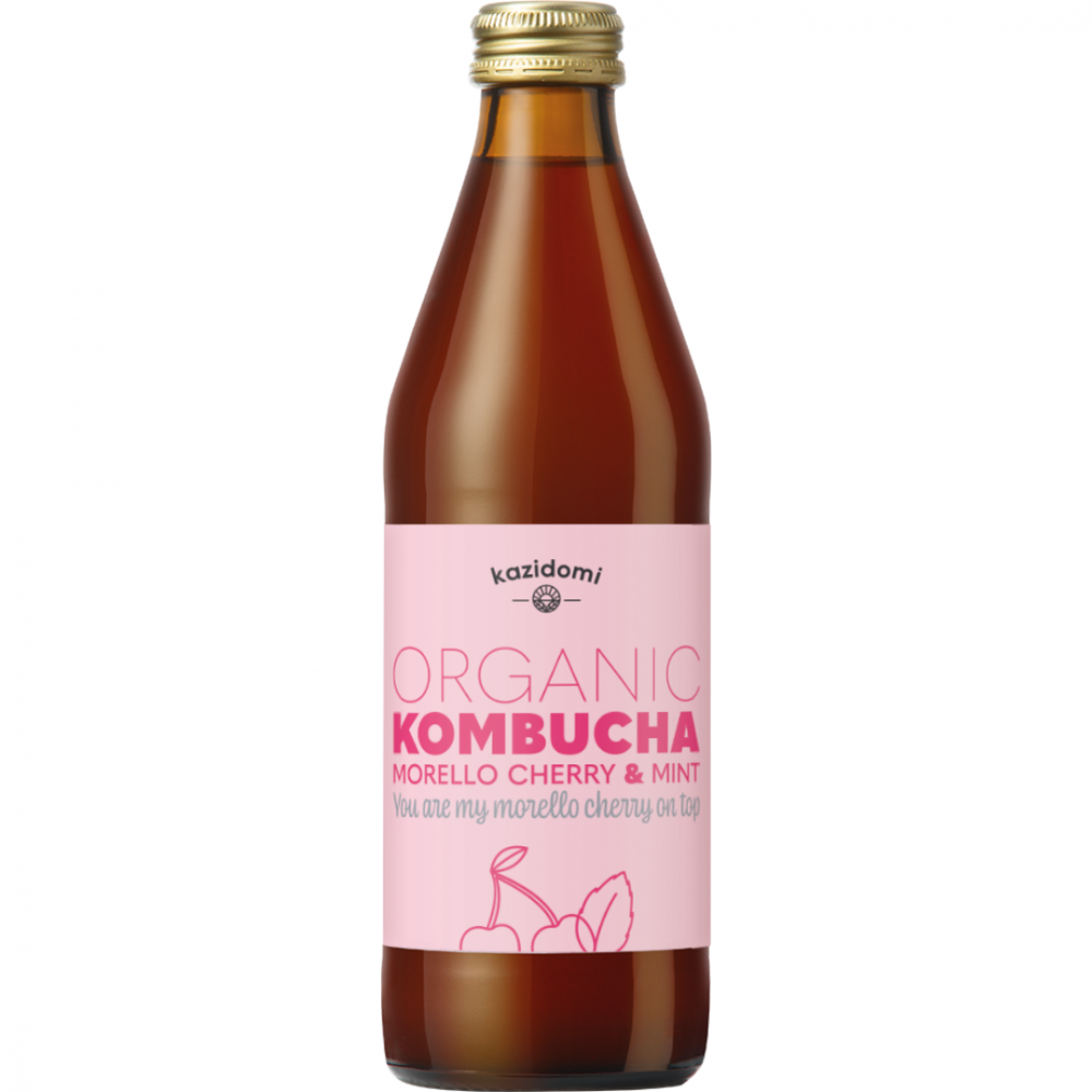 Morello Kers Munt Kombucha Bio Van Kazidomi Kopen Kijk Snel Hier Op Kazidomi Com
