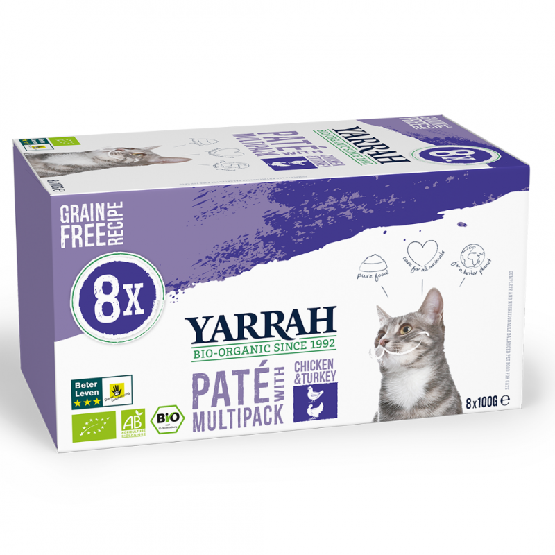 Acheter Lot Pate Sans Cereale Poulet Dinde Chat Sur Kazidomi