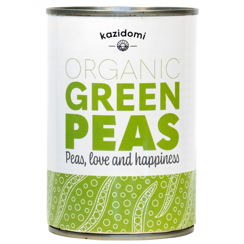 Acheter Petits Pois Verts Conserve Sans Sel Biologiques Kazidomi