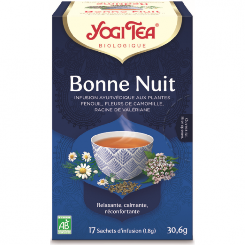Acheter Yogi Tea Infusion Fenouil Et Camomille Bonne Nuit