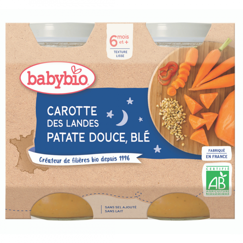 Buy French Sweet Potato Carrot Wheat 6 Months On Kazidomi