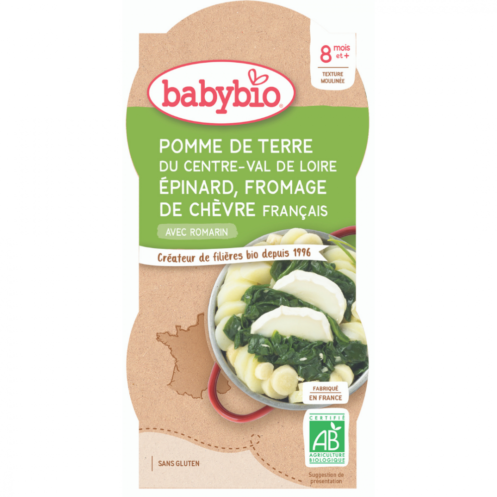 Buy Spinach Potato French Goat Cheese 8 Months On Kazidomi