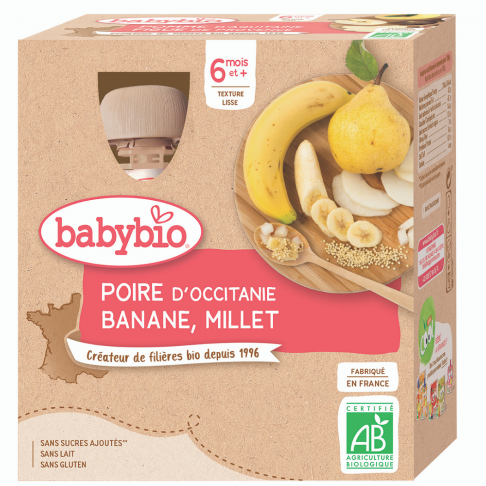 Acheter Poire De Provence Banane Millet 6 Mois Sur Kazidomi