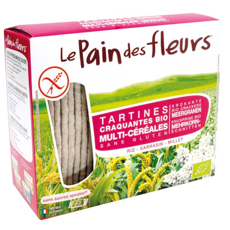 Acheter Pain Des Fleurs Cracottes Multi Cereales Biologiques
