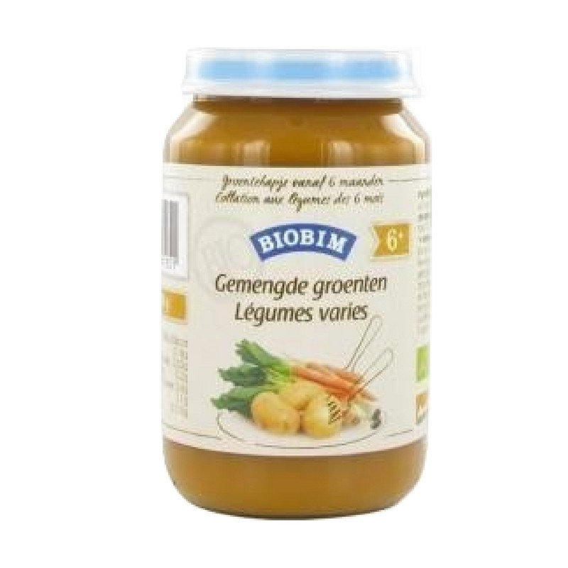 Biobim Puree De Legumes Bio Pour Bebes A Partir De 6 Mois
