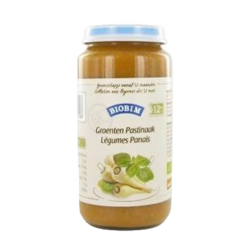 Biobim Puree De Legumes Et Panais Bio Pour Bebes A Partir De 12 Mois