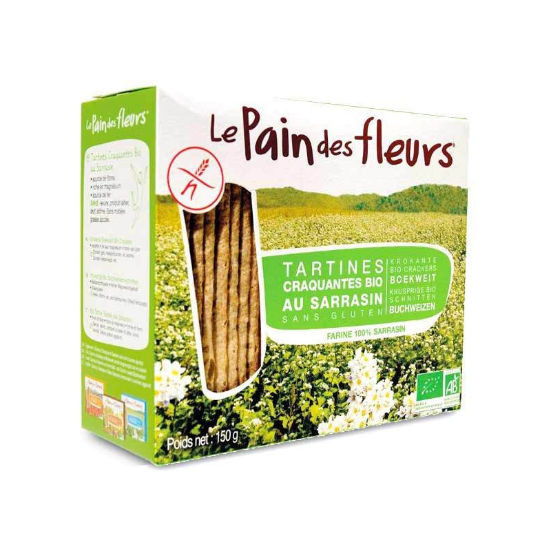 Pain Des Fleurs Cracottes Au Sarrasin Biologique 150g