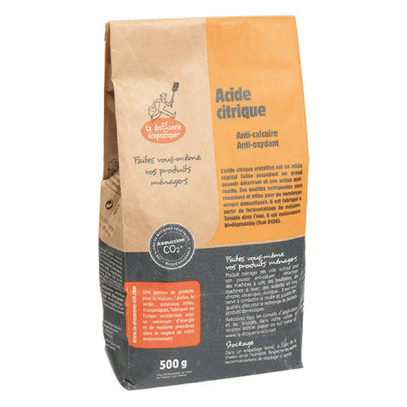 Natural Citric Acid 500g La Droguerie Ecologique