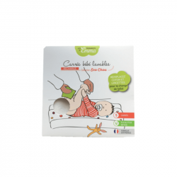 Carrés Bébé Lavables Eucalyptus Biface
