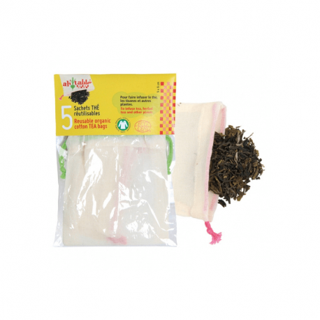 Pack Of 5 Tea Bags Reusable Pack Of 5 Tea Bags Reusable