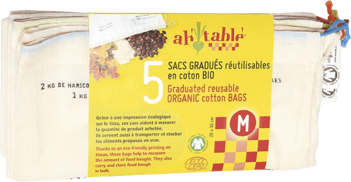 Set van M-zakjes Ah Table -15% op Kazidomi