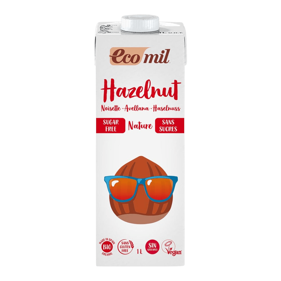 Ecomil Natural Hazelnut Drink Organic 1L Ecomil | -15% on Kazidomi