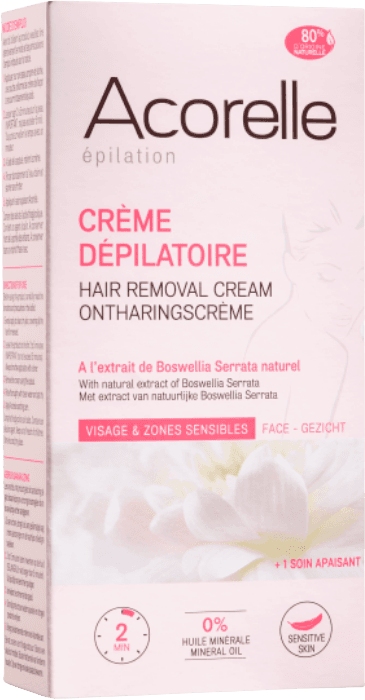 Buy Organic Hair Removal Face Sensitive Areas 75ml Acorelle