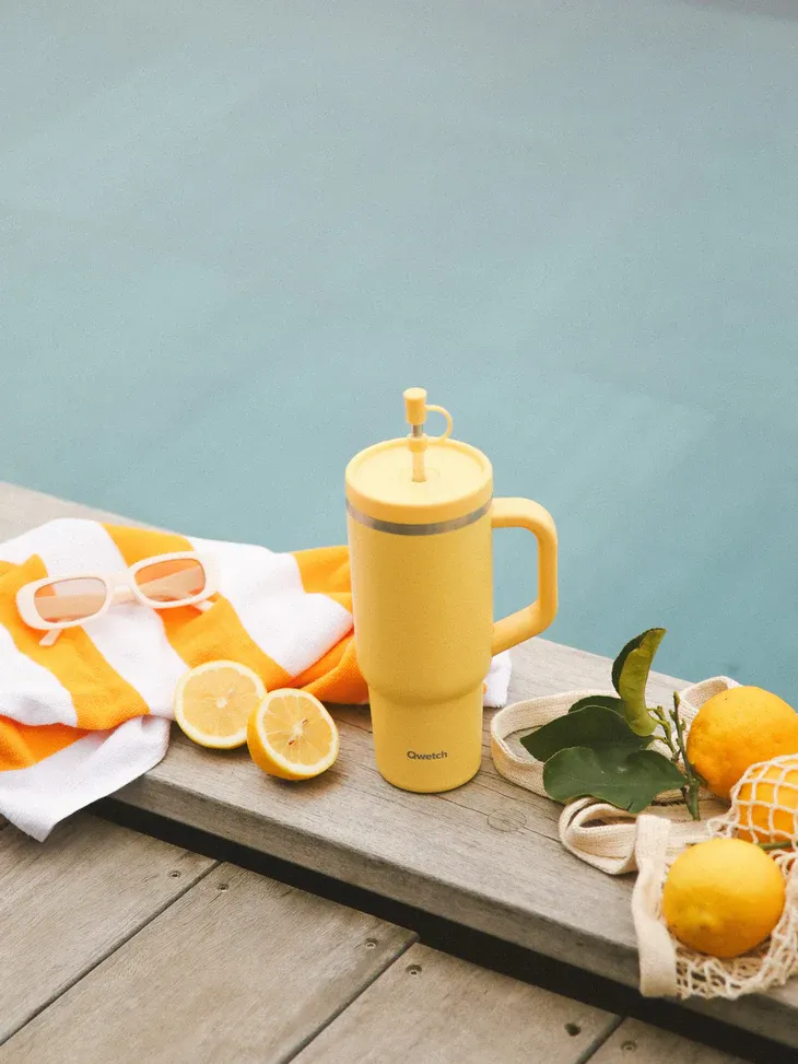 Travel Cup isotherme lemon