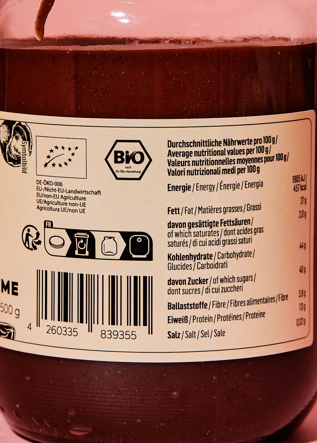 Date Hazelnut Spread