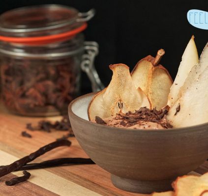 Crème de noix de Brésil, banane à la cannelle