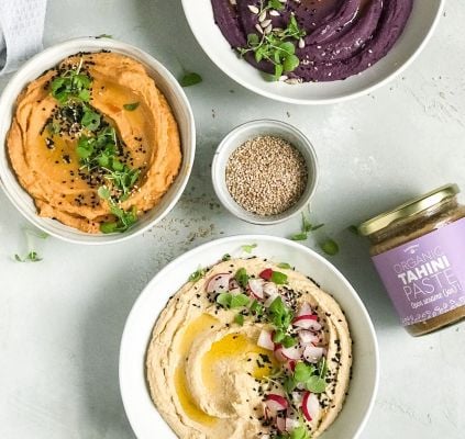 Trio de houmous