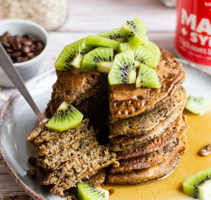Pancakes anti-gaspillage au marc de café