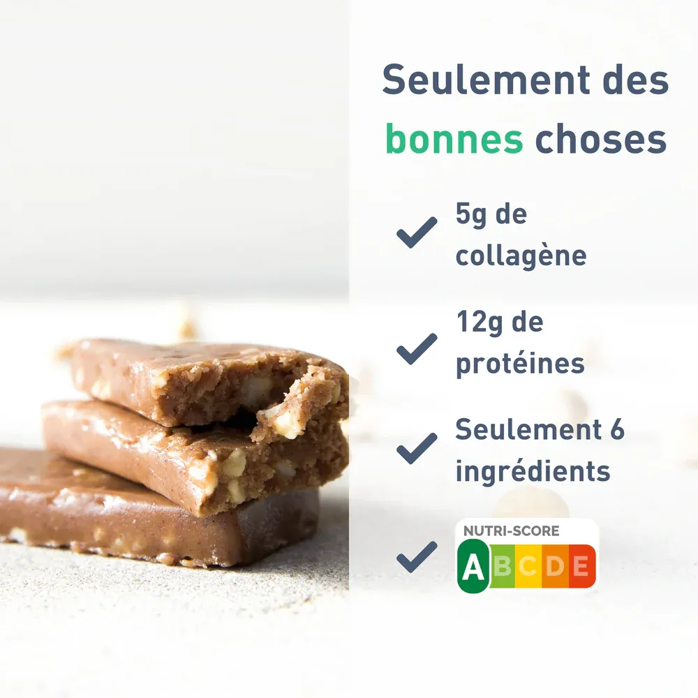 Barre Protéinée Collagène Cacahuète