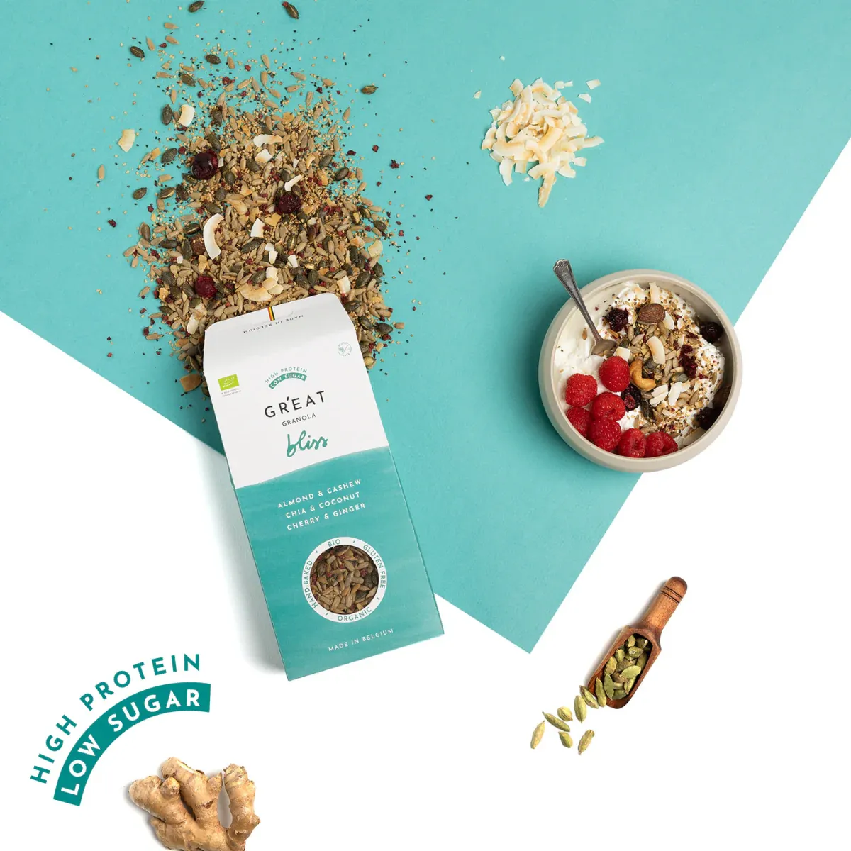 Almond Cashew Keto Granola