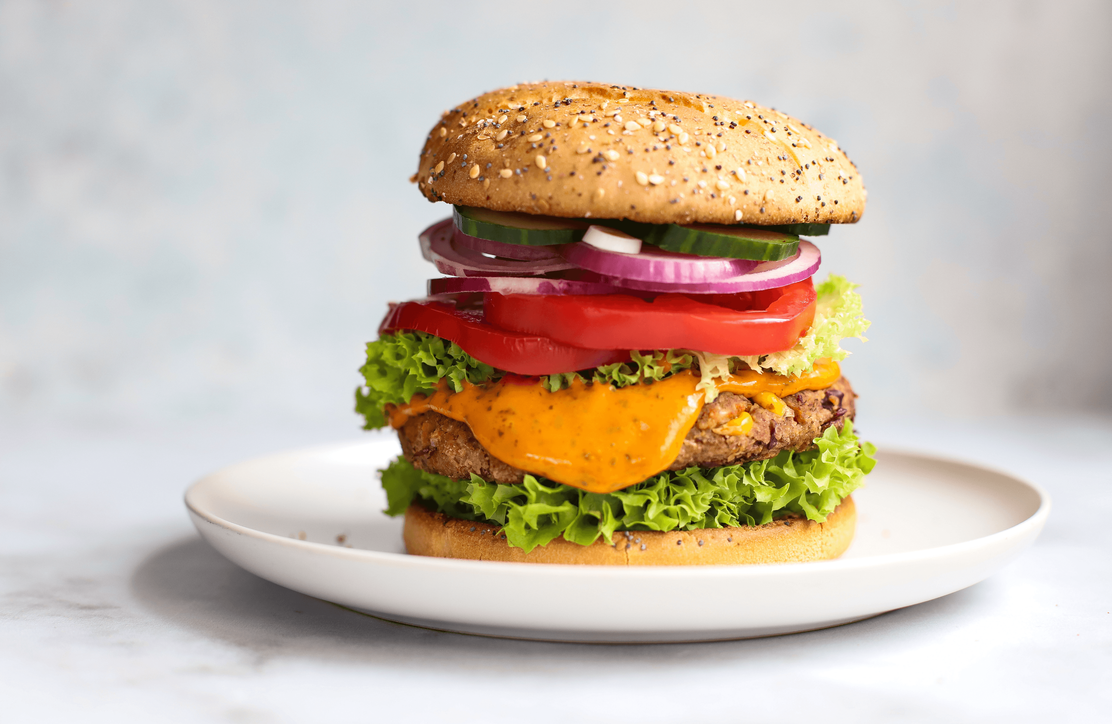 Burger vegan aux haricots rouges