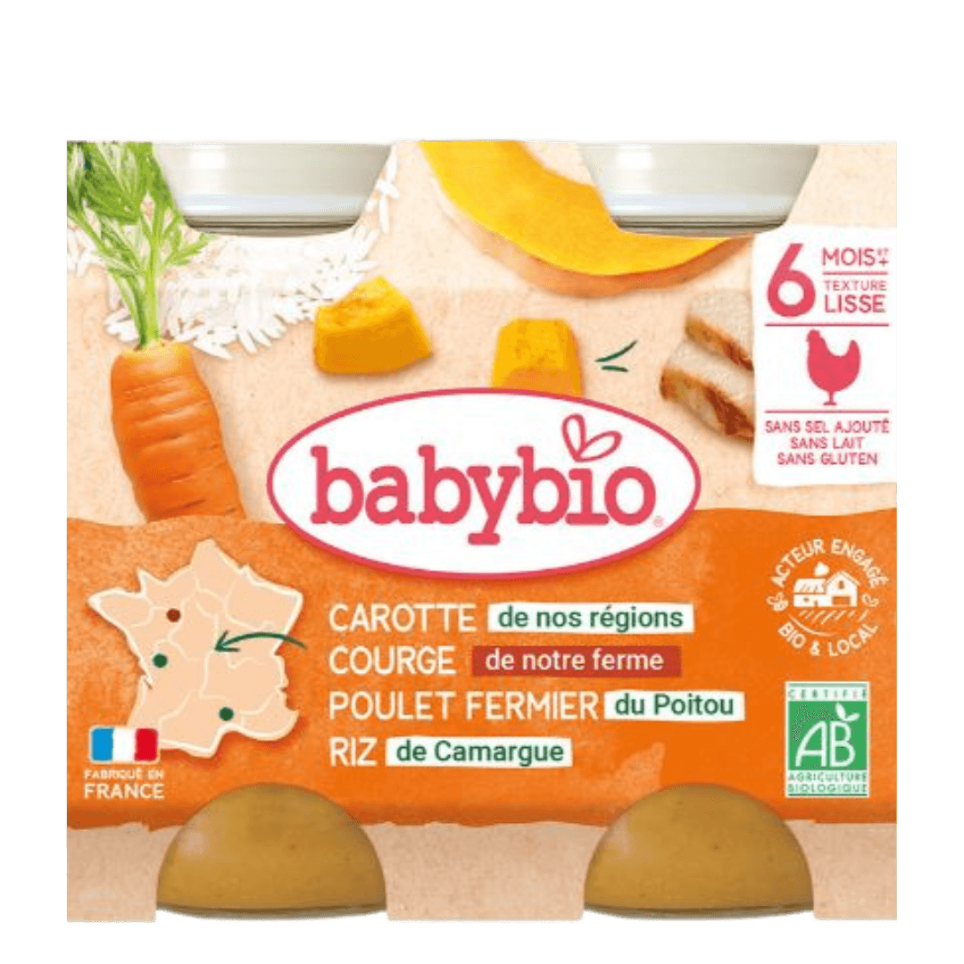 Naturnes - Plat Bébé Bébé Bio Dés 8 Mois Courgette , Riz & Saumon NATURNES