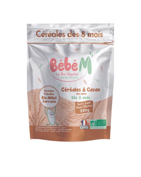 Cacaogranen Zonder Gluten vanaf 8 maanden