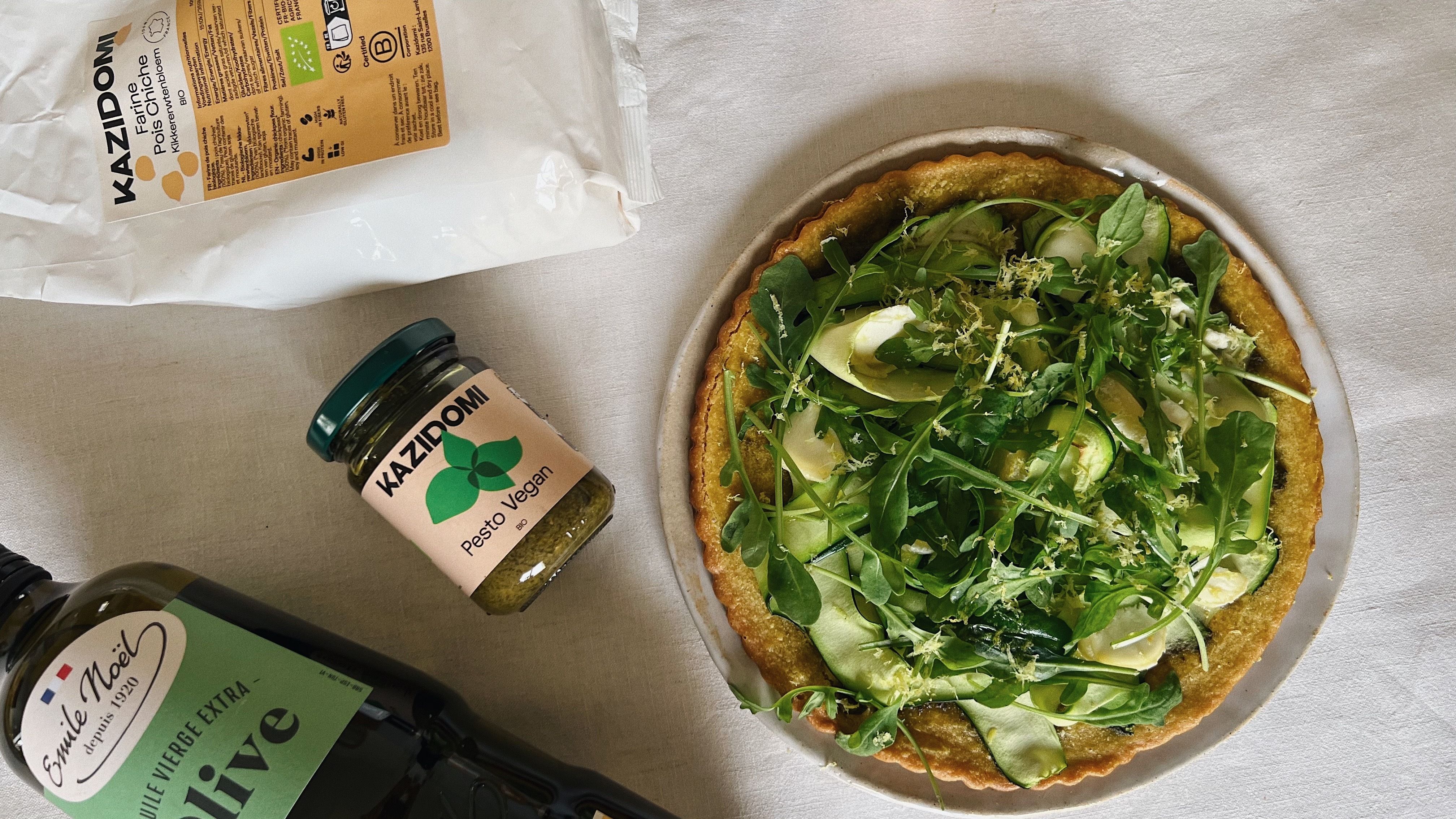 Glutenvrije eiwitpizza