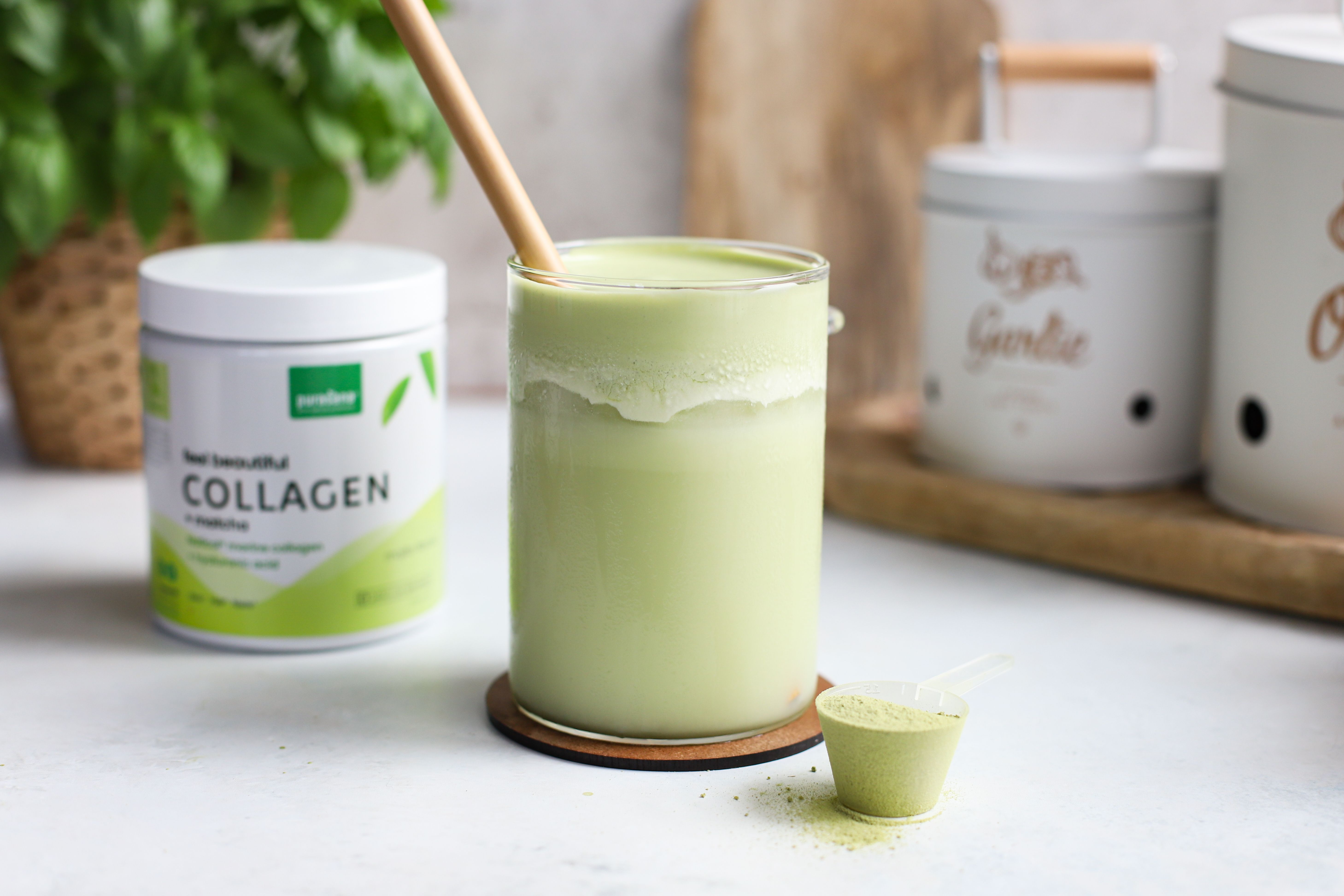 Matcha kokosnoot cloud drankje