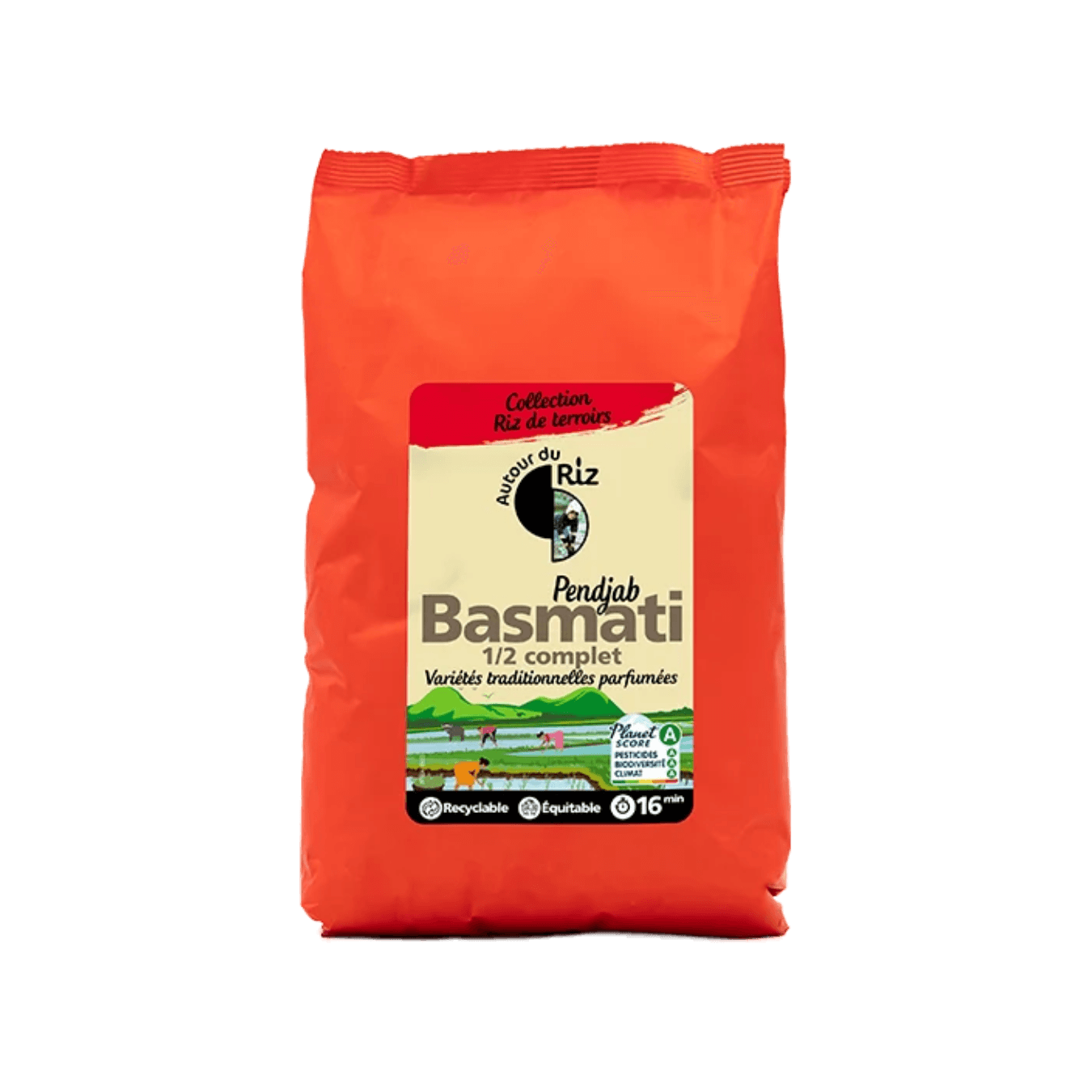 Semi-Whole Basmati Rice Organic 2Kg Autour du riz | -15% on Kazidomi