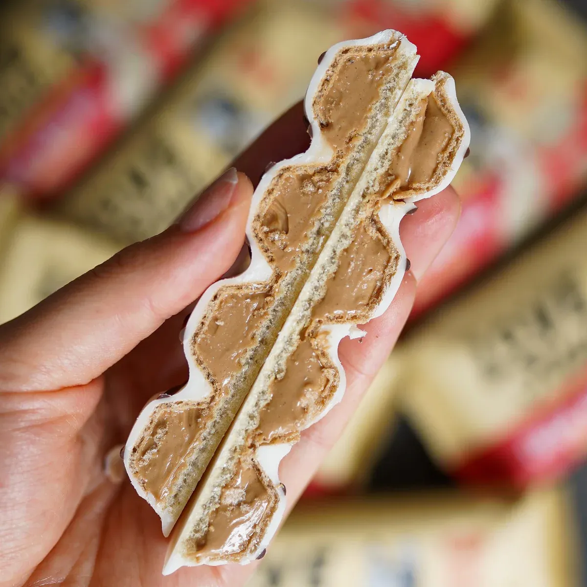 Gaufrettes Chocolat Blanc Vegan