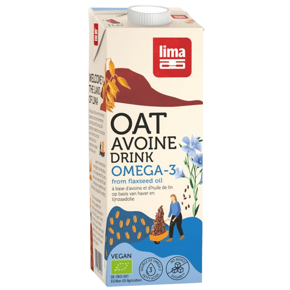 Oat Drink Omega 3 1L Lima | -15% on Kazidomi