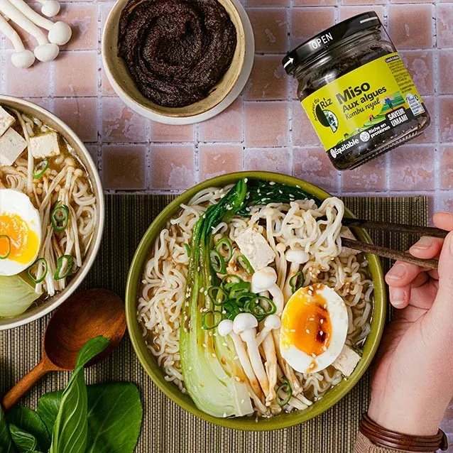 Pasteurized seaweed miso (Kombu royal)