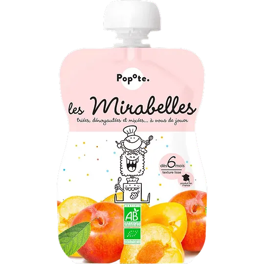 Gourde Mirabelle dès 6 mois