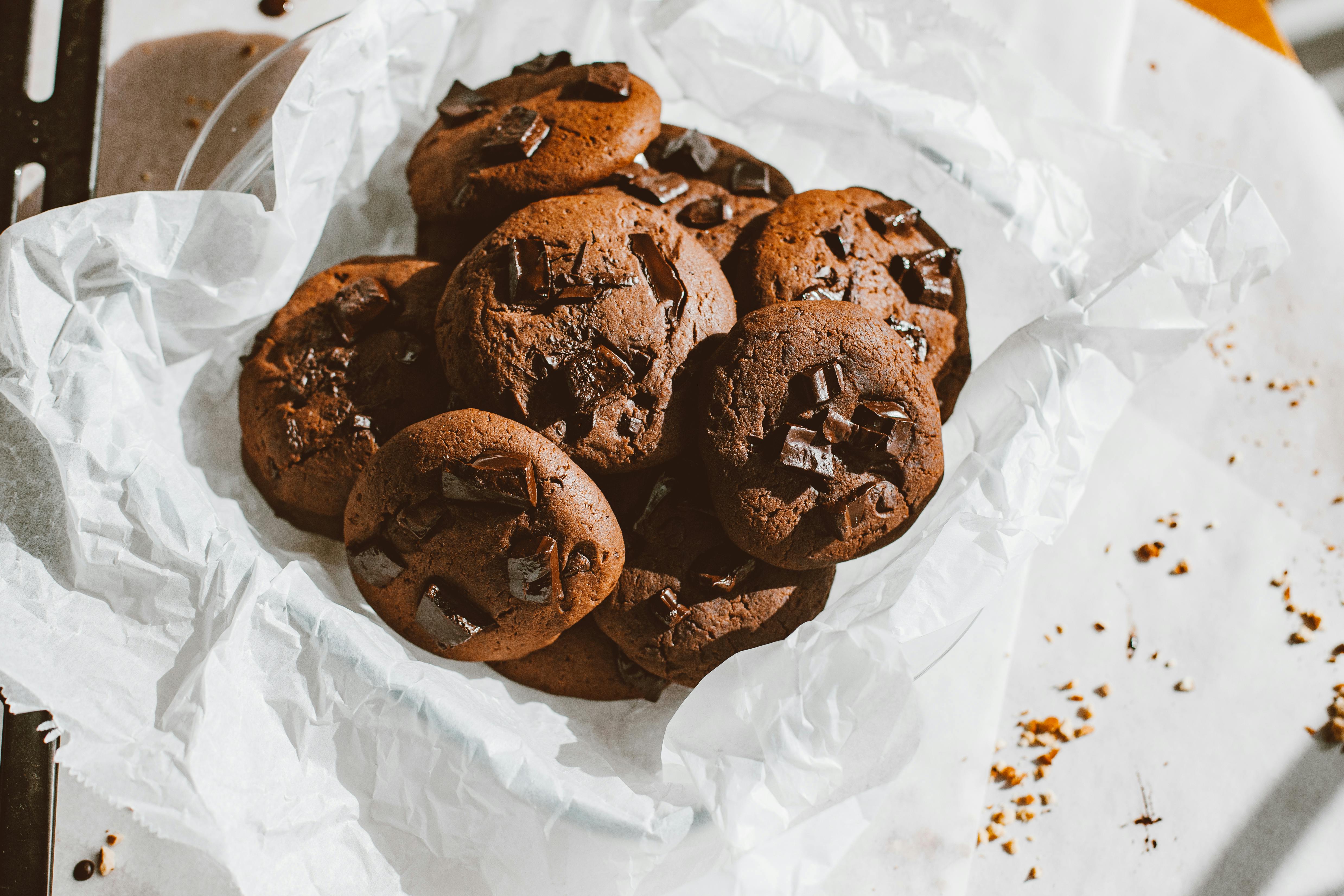 Cookies vegan coeur chocolat