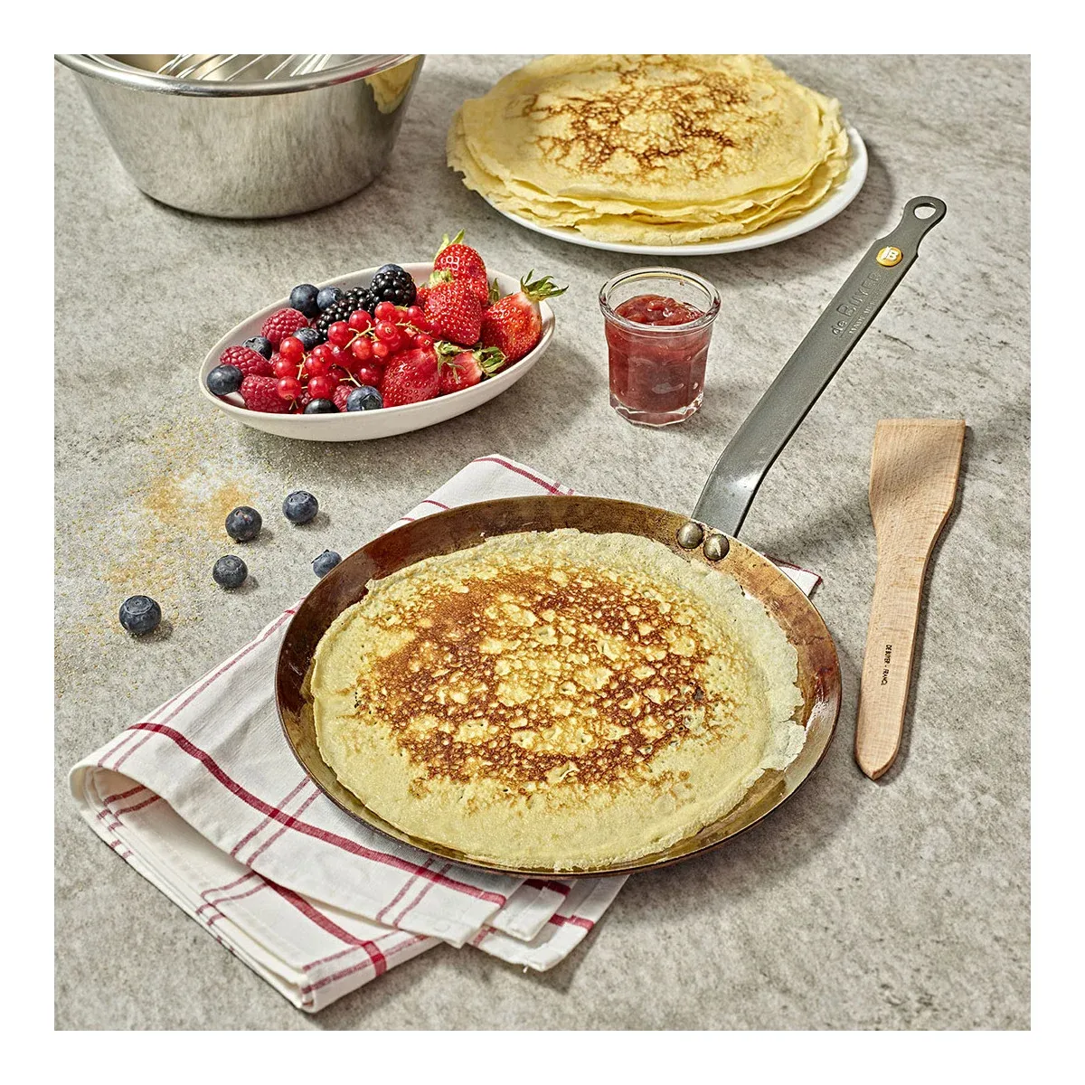 Mineral B Element 24 cm Crêpe Pan