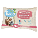 Calendula Lotus Flower Baby Wipes 58 Units