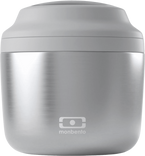 Lunch Box isotherme couleur argent