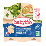 Assiette Brocoli Haricots verts Riz Dès 12 mois
