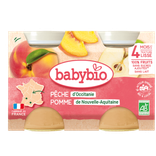 Petits pots Pomme abricot céréales dès 4 mois