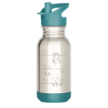 Loopy RVS Panda Kinderfles 400ml