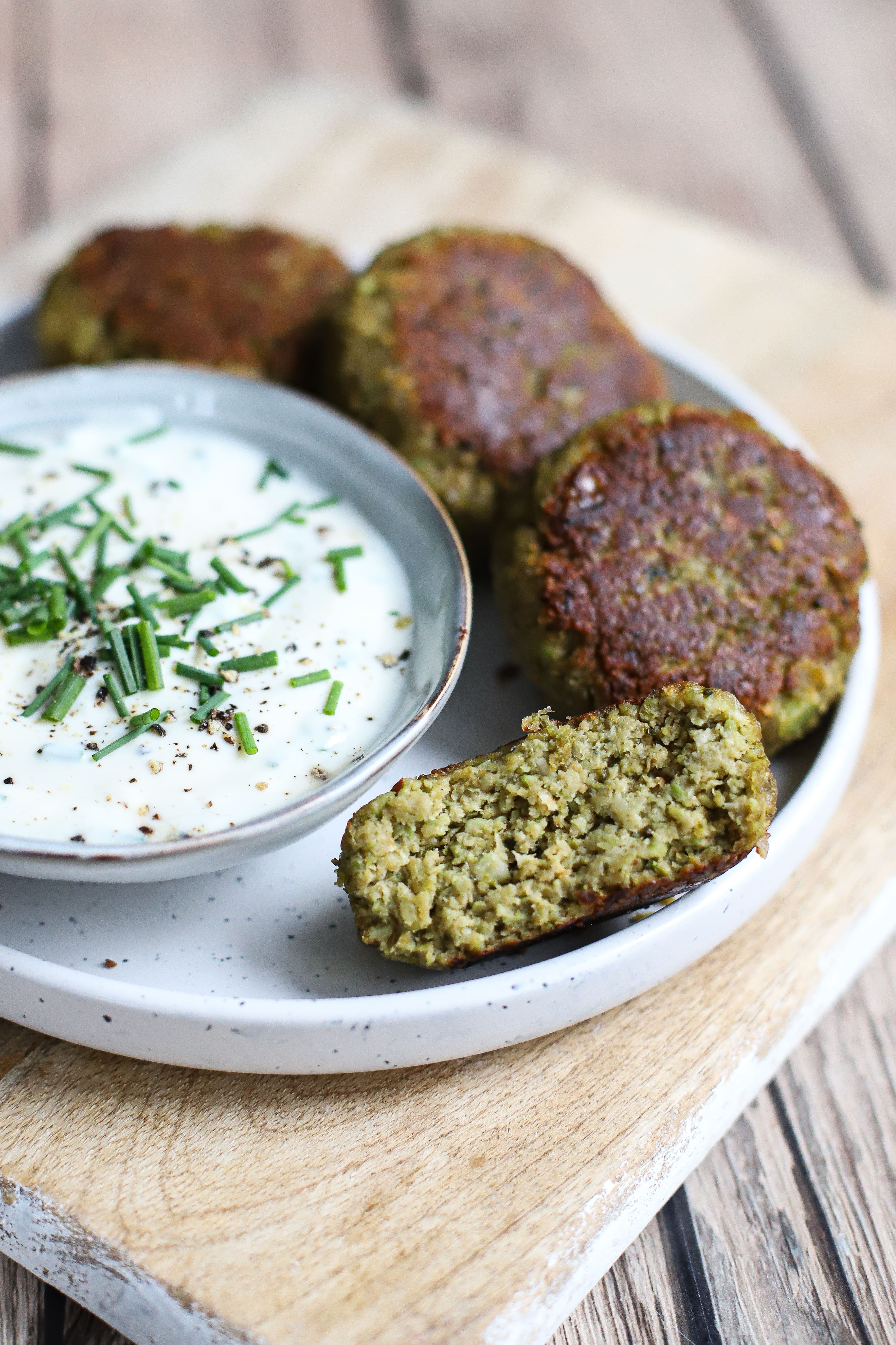 Falafels edamame