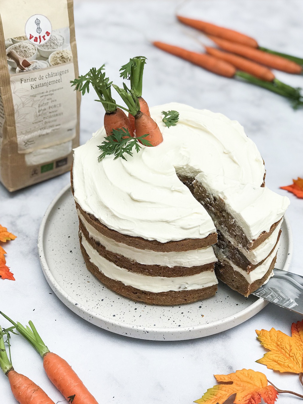 Carrot Cake A Base De Farine De Chataignes Kazidomi Carrot Cake A Base De Farine De Chataignes Kazidomi